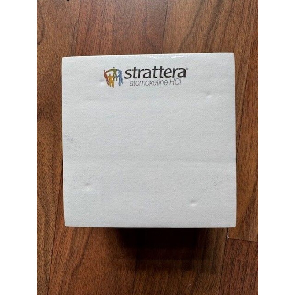 POST IT NOTE Cube Stattera Pharmaceutical Drug Rep Advertising Sealed Note Pad